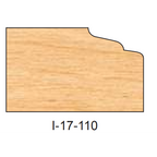I-17-110 DEDICATED DOOR EDGE DETAIL INSERT CUTTERS - Professional Insert Cutter for Industrial Woodworking