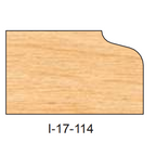 I-17-114 DEDICATED DOOR EDGE DETAIL INSERT CUTTERS - Professional Insert Cutter for Industrial Woodworking