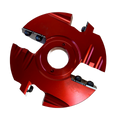 5 8" 3 4" (UC) UC200-IC Carbide Insert Cutter (For 5/8" and 3/4" Panels) - Professional Shaper Cutters for Industrial Woodworking