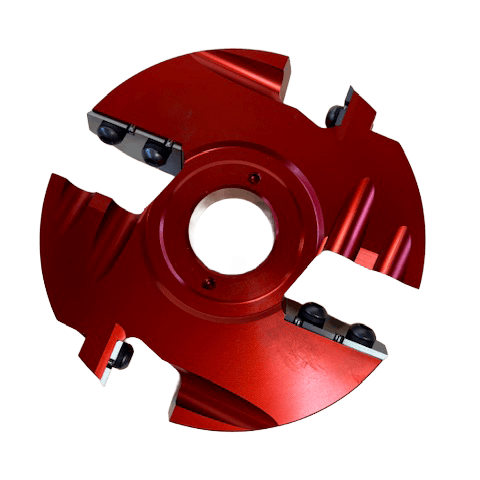5 8" 3 4" (UC) UC200-IC Carbide Insert Cutter (For 5/8" and 3/4" Panels) - Professional Shaper Cutters for Industrial Woodworking