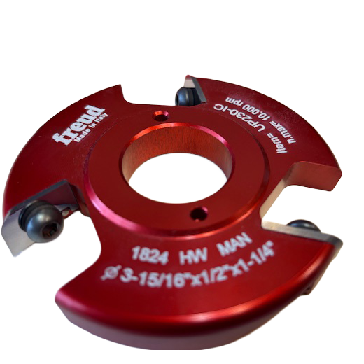 3 4" Carbide Insert Cutter (For 5/8" and 3/4" Panels) - Professional Shaper Cutters for Industrial Woodworking
