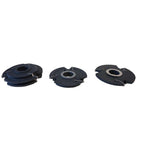 I-10-020 Eased MULTI PROFILE INSERT CUTTERS 3 PC. SETS - Professional Insert Cutter for Industrial Woodworking