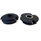 I-10-020 Eased MULTI PROFILE INSERT CUTTERS 3 PC. SETS - Professional Insert Cutter for Industrial Woodworking