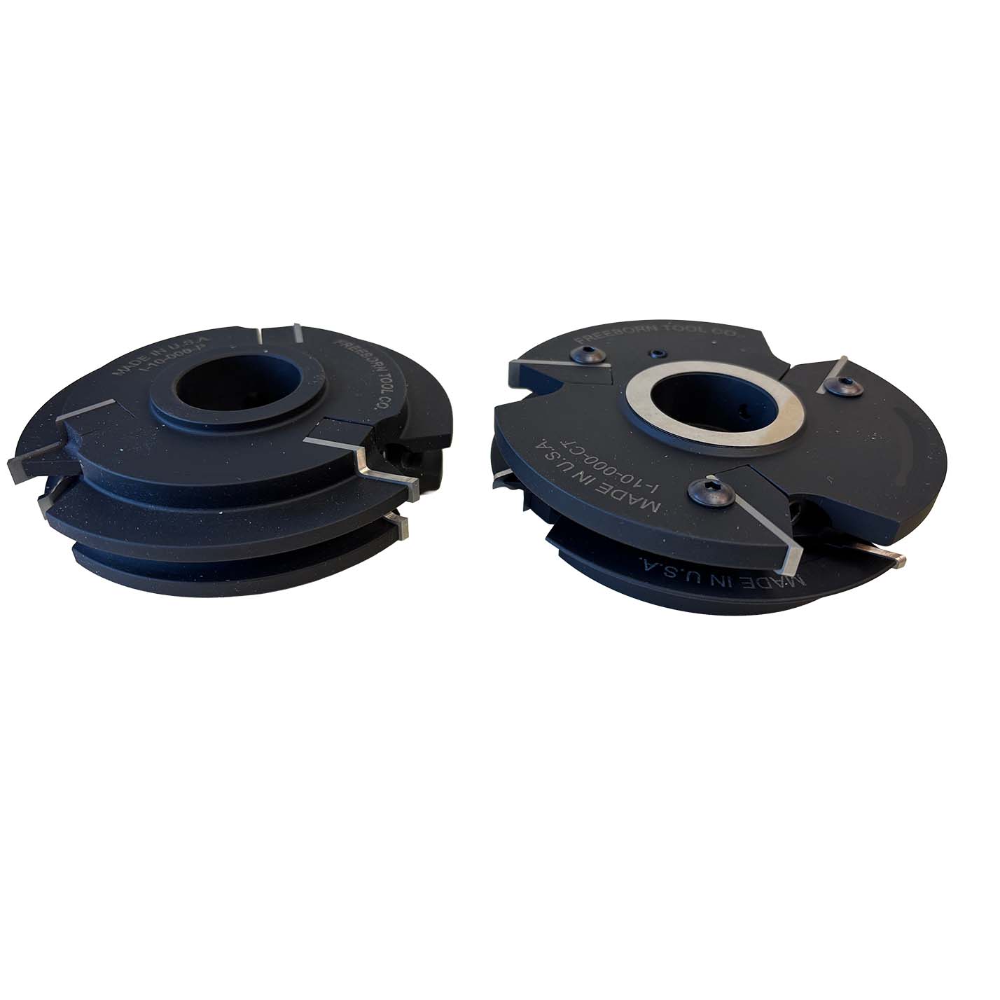 I-10-020 Eased MULTI PROFILE INSERT CUTTERS 3 PC. SETS - Professional Insert Cutter for Industrial Woodworking