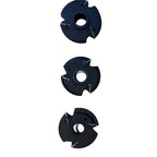 I-10-020 Eased MULTI PROFILE INSERT CUTTERS 3 PC. SETS - Professional Insert Cutter for Industrial Woodworking