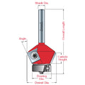 Insert Bevel Trim Bits - Professional Insert Bevel Trim Bits for Industrial Woodworking
