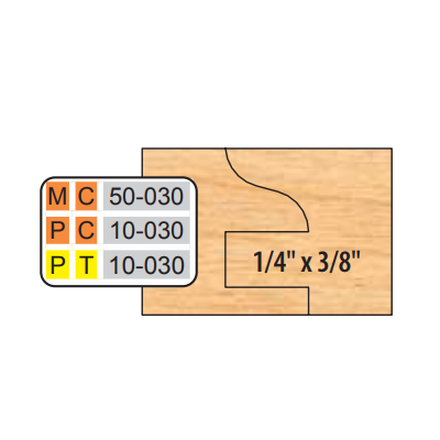 PT 10-030 Cope & Pattern (6 Piece Cutter Sets) - Professional Shaper Cutters for Industrial Woodworking
