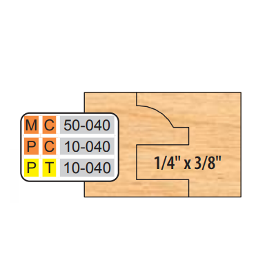 PT 10-040 Cope & Pattern (6 Piece Cutter Sets) - Professional Shaper Cutters for Industrial Woodworking