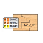 PT 10-040 Cope & Pattern (6 Piece Cutter Sets) - Professional Shaper Cutters for Industrial Woodworking