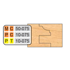 PT 10-075 Cope & Pattern (6 Piece Cutter Sets) - Professional Shaper Cutters for Industrial Woodworking