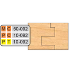 PT 10-092 Cope & Pattern (6 Piece Cutter Sets) - Professional Shaper Cutters for Industrial Woodworking