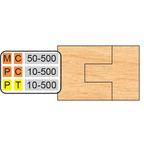 PT 10-500 Cope & Pattern (6 Piece Cutter Sets) - Professional Shaper Cutters for Industrial Woodworking