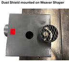 Dust Shield for Door Edge Split and Continuous Fences