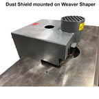 Dust Shield for Door Edge Split and Continuous Fences