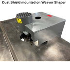 Dust Shield for Door Edge Split and Continuous Fences