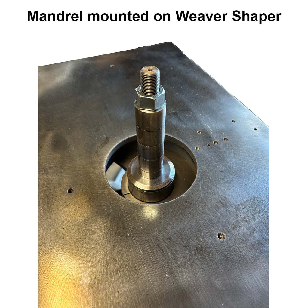 3 4" Right Weaver Shaper Mandrel For Weaver Shaper - Professional for Industrial Woodworking