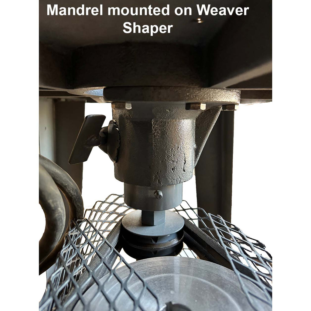 3 4" Right Weaver Shaper Mandrel For Weaver Shaper - Professional for Industrial Woodworking