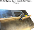Not Reversed Sticker Spring Guide - Professional Guide for Industrial Woodworking