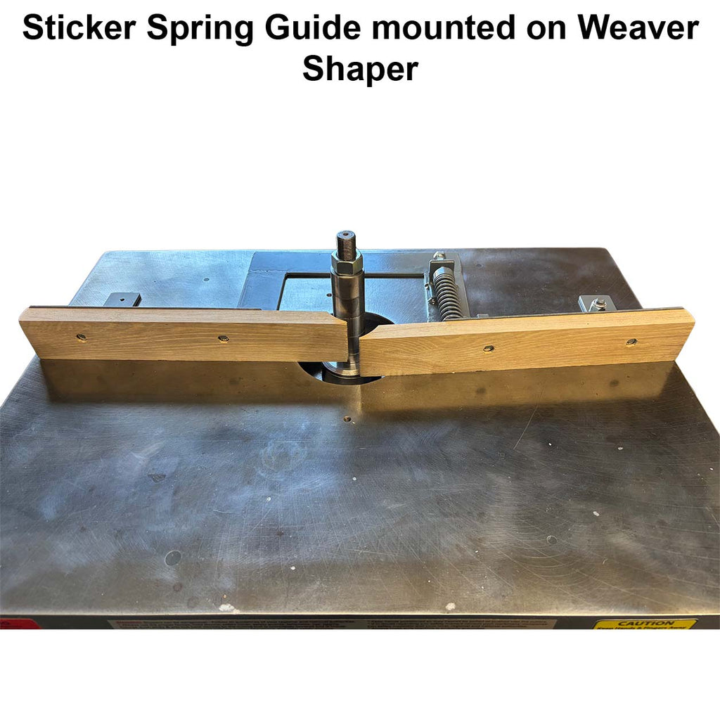 Not Reversed Sticker Spring Guide - Professional Guide for Industrial Woodworking