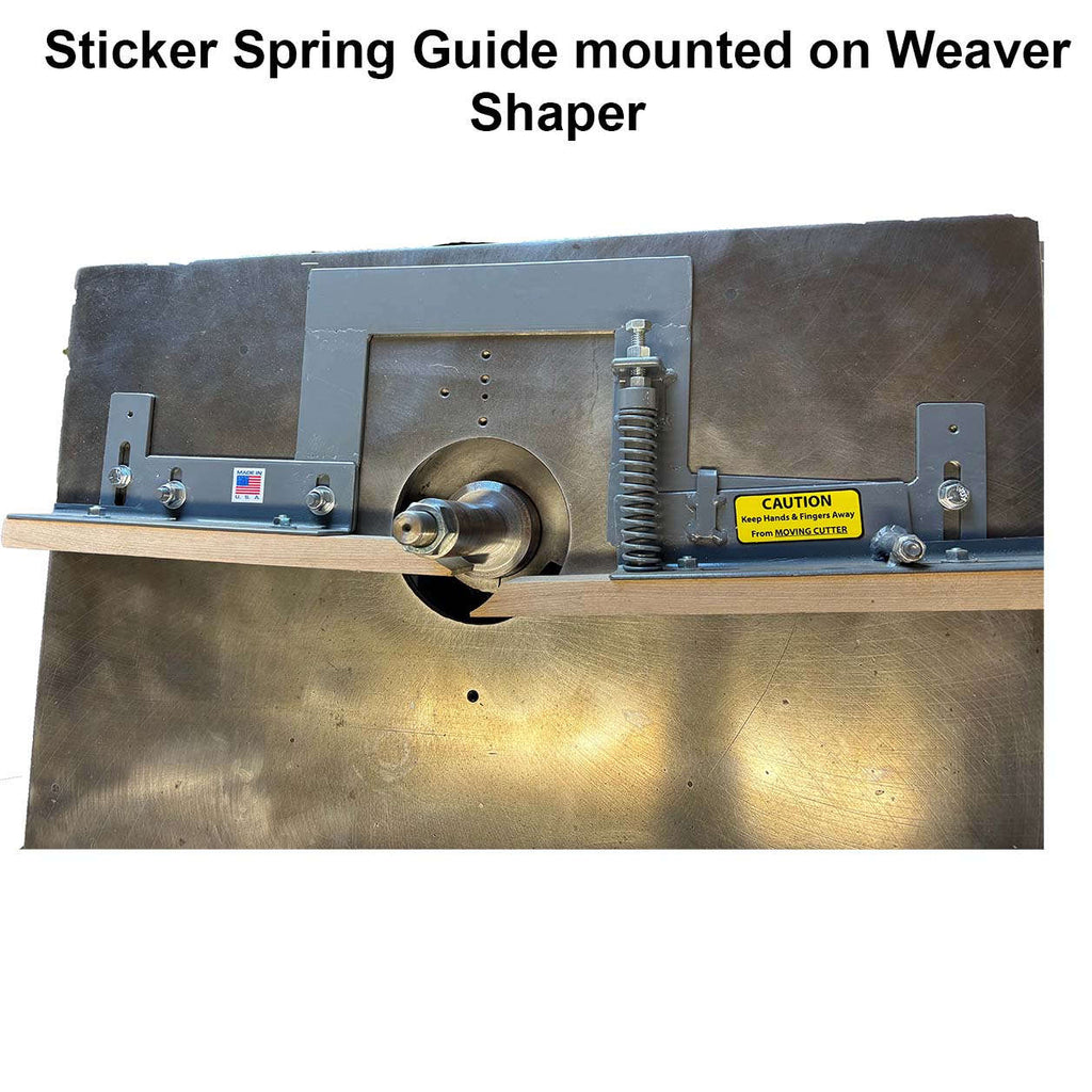 Not Reversed Sticker Spring Guide - Professional Guide for Industrial Woodworking