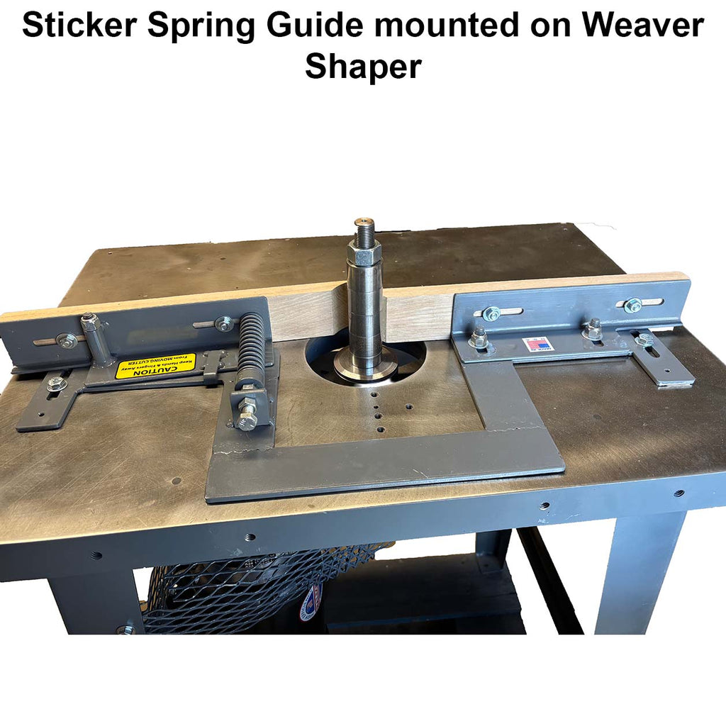Not Reversed Sticker Spring Guide - Professional Guide for Industrial Woodworking