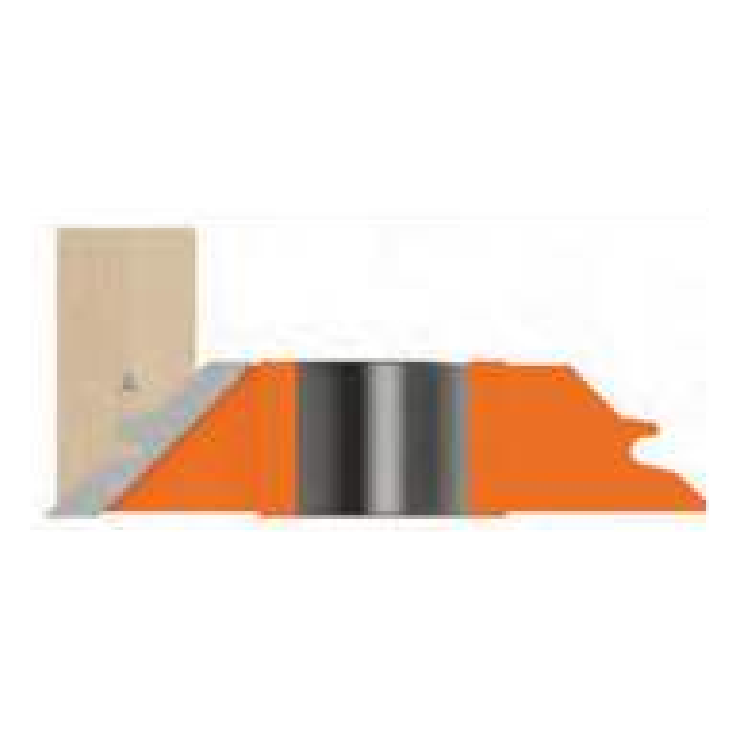 PT-28-030 ONE PIECE DOUBLE TONGUE & GROOVE LOCK MTRE CUTTER - Professional Shaper Cutters for Industrial Woodworking