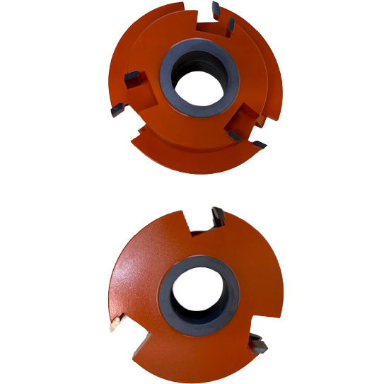QTR Round Cabinet Door Set 1/2" Deep Groove - Professional Shaper Cutters for Industrial Woodworking