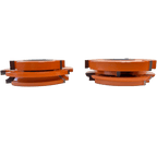 QTR Round Cabinet Door Set 1/2" Deep Groove - Professional Shaper Cutters for Industrial Woodworking