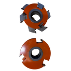 No Freeborn Shaker Cope & Pattern 6 Piece Set with Adjustable Groover with Spacer - Professional Cutter for Industrial Woodworking