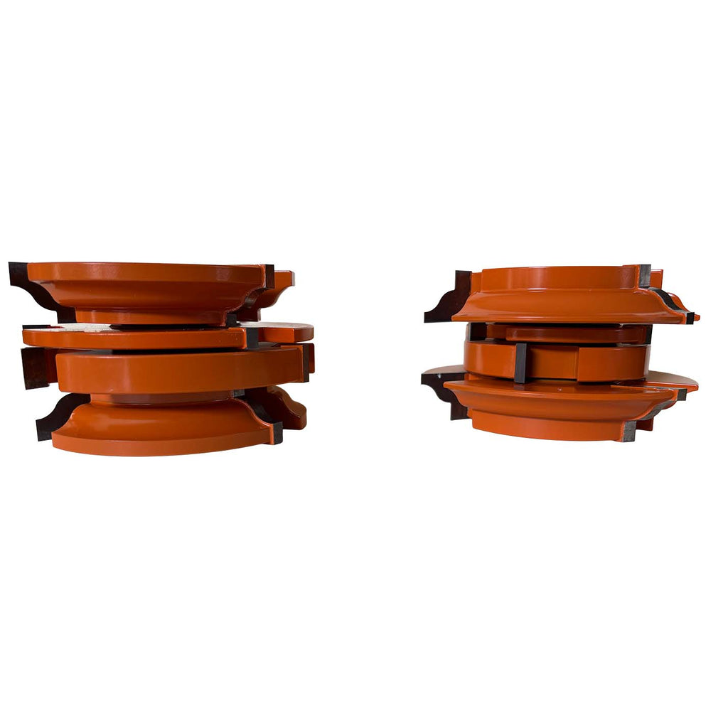 PC 1-1 4 inch 11-022 DOUBLE SIDED COPE & PATTERN (8 Piece Cutter Sets) - Professional for Industrial Woodworking