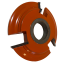 PC 1-1 4 inch Top 17-102 DOOR EDGE DETAILS (32MM HINGE SYSTEM) - Professional Shaper Cutters for Industrial Woodworking