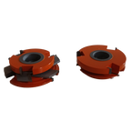 Freeborn Brazed Tooling Cope & Pattern 6 Piece Cutter Set & Spacer with Adjustable Groover