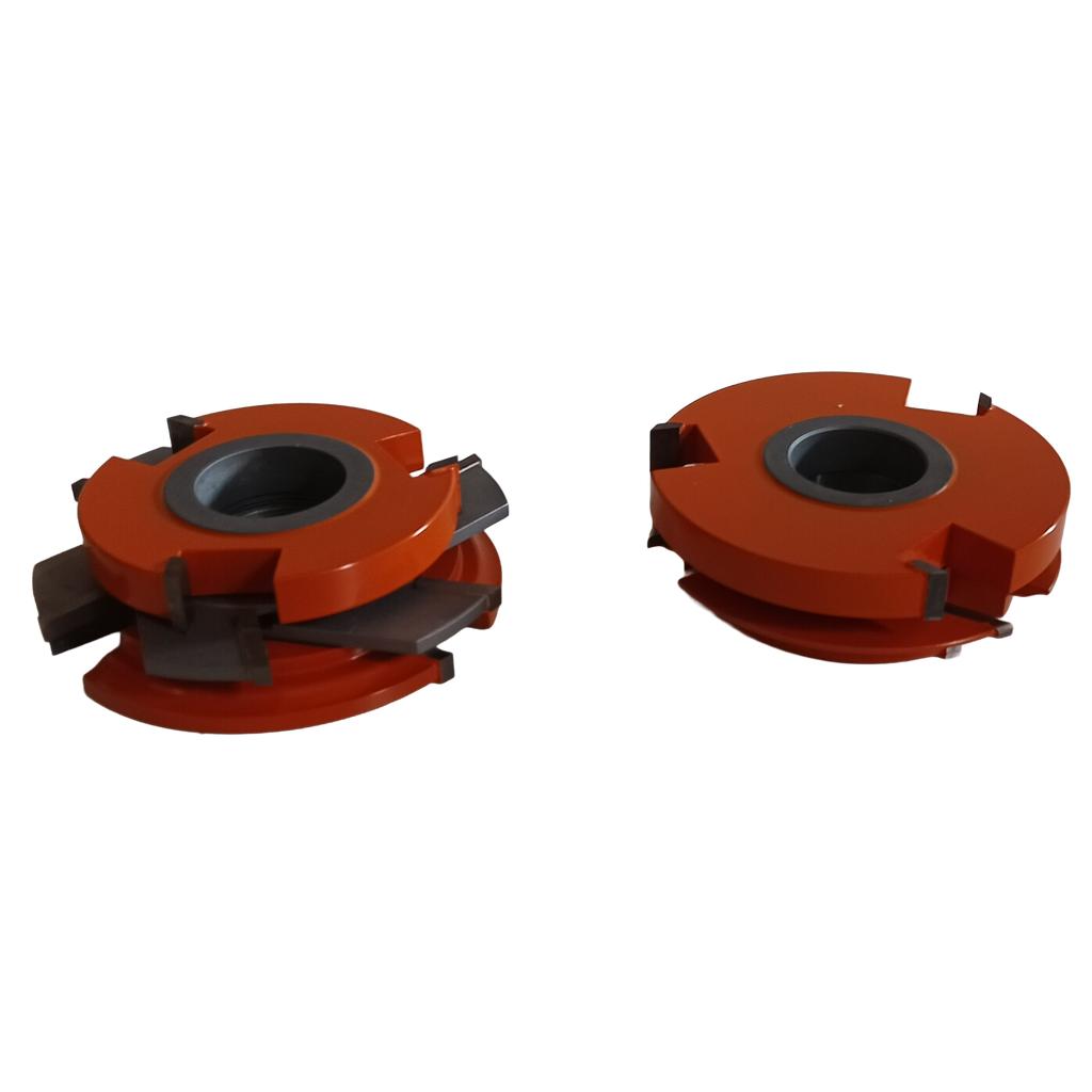 Freeborn Brazed Tooling Cope & Pattern 6 Piece Cutter Set & Spacer with Adjustable Groover