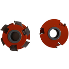 Freeborn Brazed Tooling Cope & Pattern 6 Piece Cutter Set & Spacer with Adjustable Groover