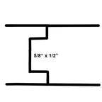 Shaker Set with 5/8" x 1/2" deep groove with Trim Cutter - Professional for Industrial Woodworking