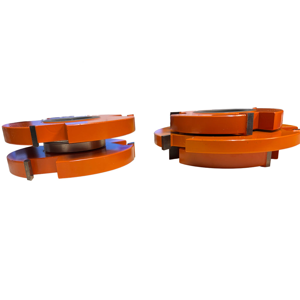 Shaker set with 3/8" wide x 1/2" deep groove with Spacer - Professional for Industrial Woodworking