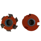 Yes Freeborn Shaker Cope & Pattern 6 Piece Set with Adjustable Groover with Spacer - Professional Cutter for Industrial Woodworking