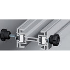 PGC-B2B Professional Straight Edge Clamps | Back-to-Back Connectors for Straight Edge Clamps (optional) - Professional for Industrial Woodworking