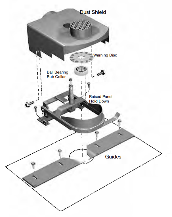 Panel Raising Setup - With Hold Down - Flat Mount