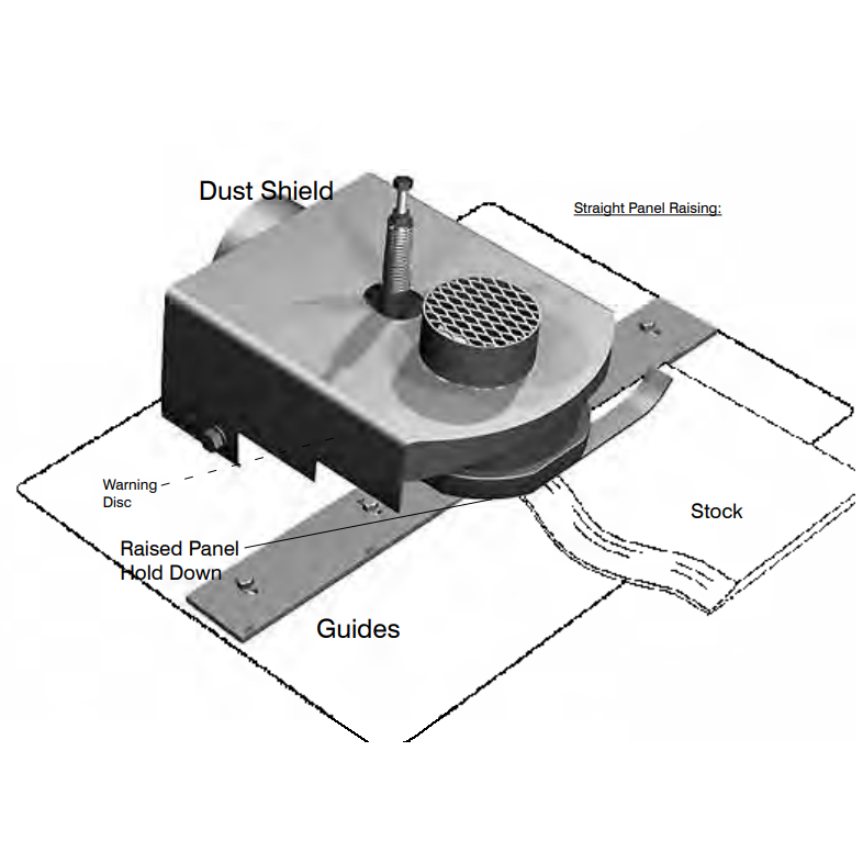 Panel Raising Setup - With Hold Down - Flat Mount
