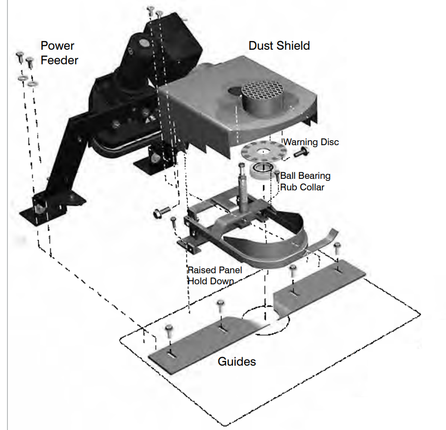Panel Raising Setup - With Hold Down - Flat Mount