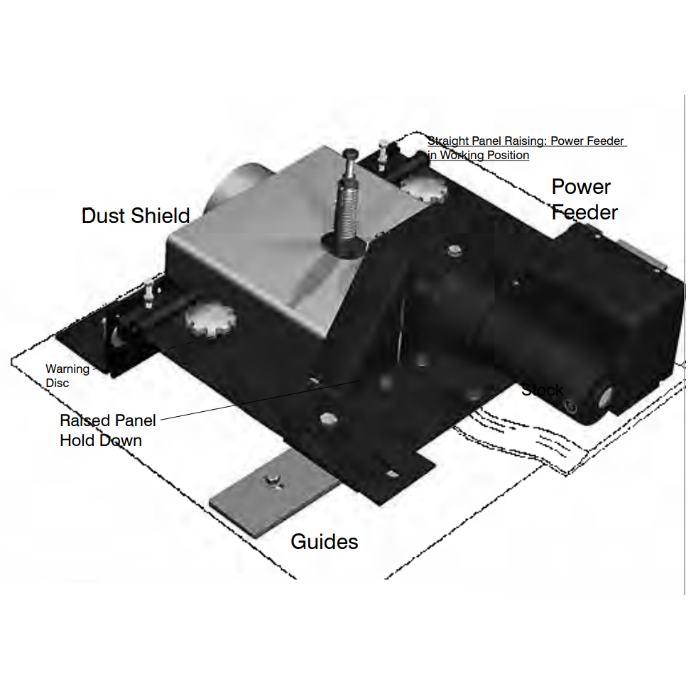 Panel Raising Setup - With Hold Down - Flat Mount