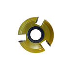 PT 1-1 4 inch Top 17-110 DOOR EDGE DETAILS (32MM HINGE SYSTEM) - Professional Shaper Cutters for Industrial Woodworking