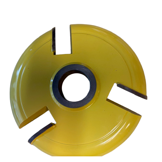 PT 1-1 4 inch Squared 15-001 RAISED PANEL SHAPER CUTTERS (5/8" MATERIAL) - Professional Cutter for Industrial Woodworking