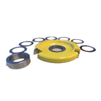 PT 1-1 4 inch Squared 16-001 BACK CUTTERS - RAISED PANEL (3/4" MATERIAL) - Professional for Industrial Woodworking