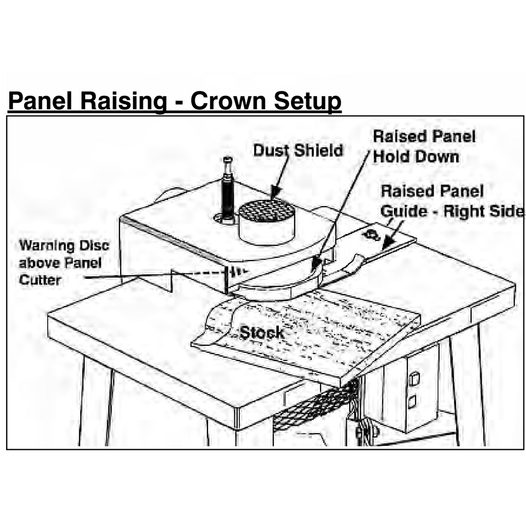 Panel Raising Setup - With Hold Down - For Weaver Shaper – Weaver Company