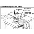 Single Raise 5 8" Material No 28" Panel Raising Setup - With Hold Down - For Weaver Shaper - Professional Setup for Industrial Woodworking