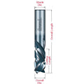 Premier Solid Carbide 4-Flute Compression Bit - Professional Premier Solid Carbide 4-Flute Compression Bit for Industrial Woodworking