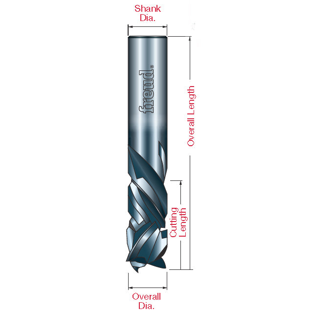 Premier Solid Carbide 4-Flute Compression Bit