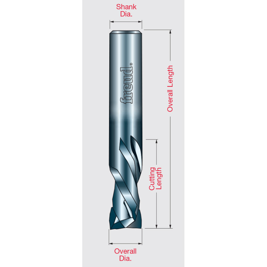Premier Solid Carbide Mortise Compression Spiral Bits